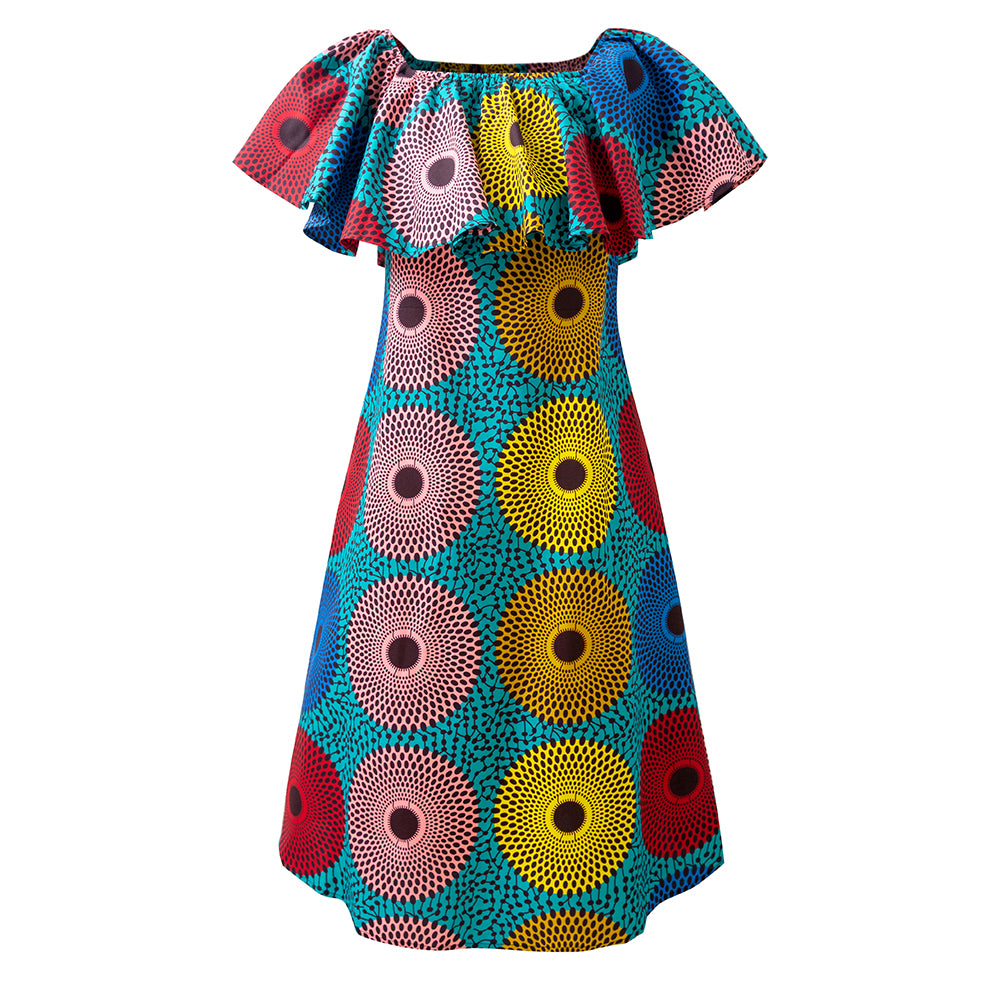 African Ankara Print Dress For Women Clothing