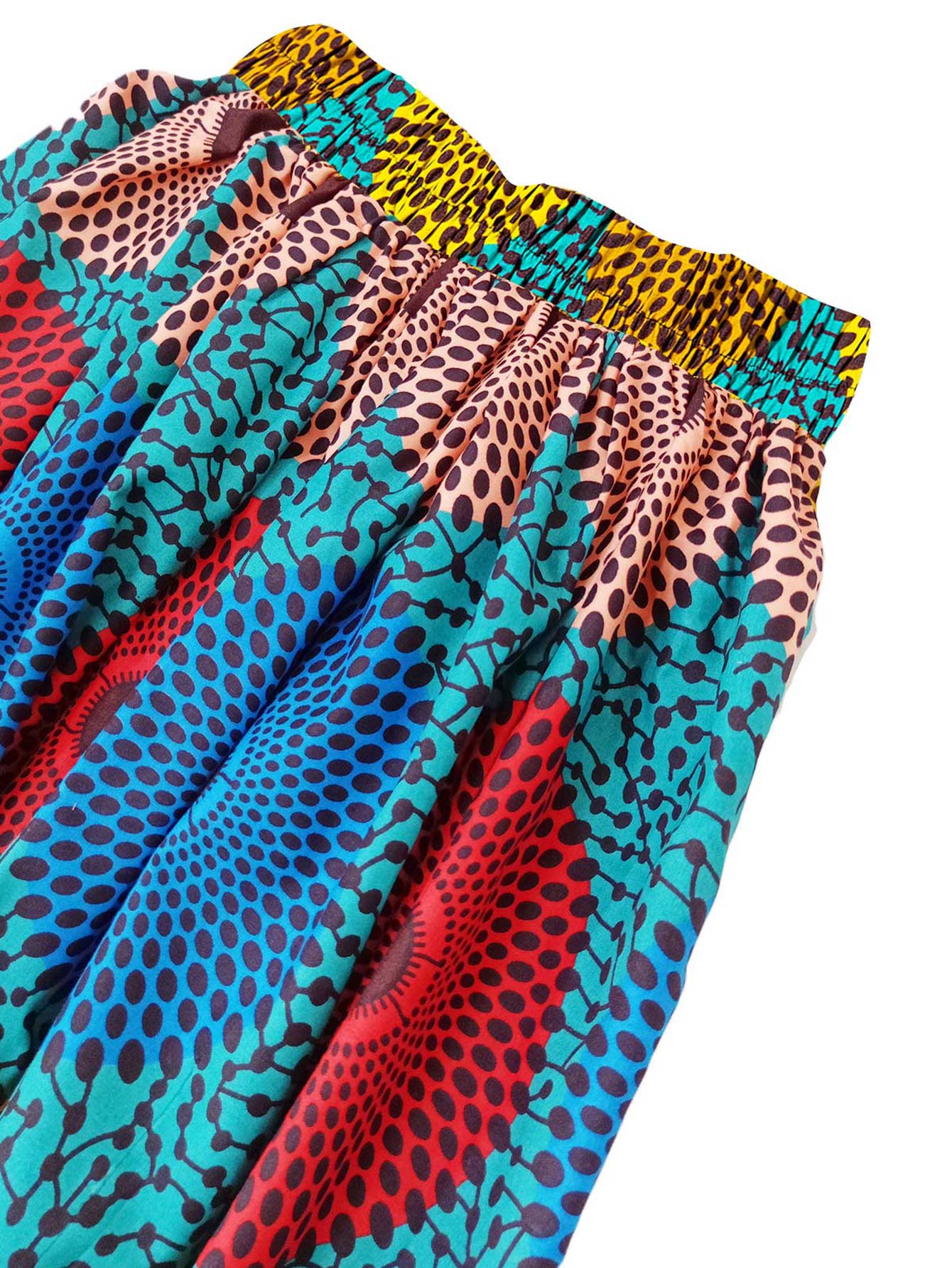 African Women Maxi Skirt Ankara print