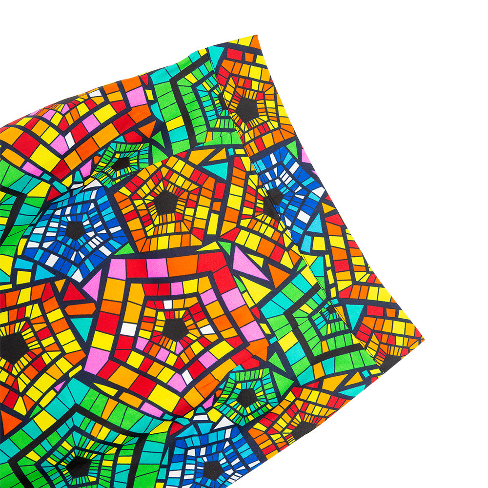 100% African Ankara Print Wax Skirt For Women