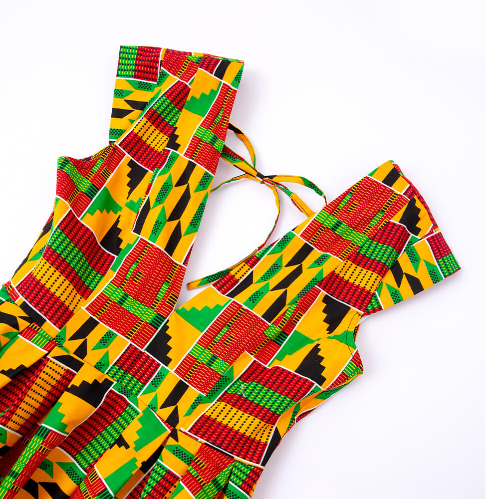 African Ankara Prints Sleeveless Women Clothing