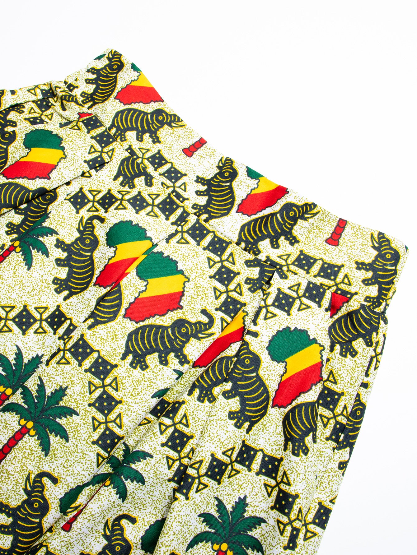 African Traditional Print Maxi Skirt
