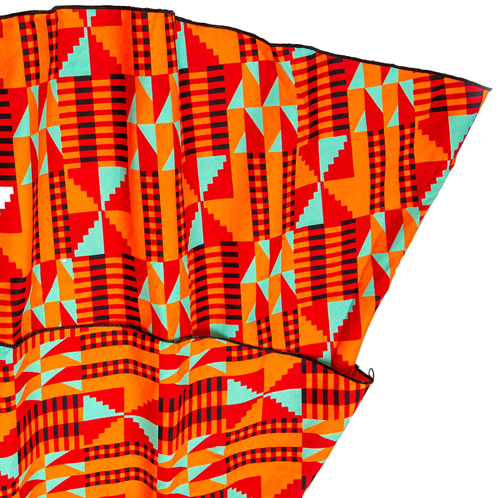 African Wax Prints Sleeveless Plus Size Dress