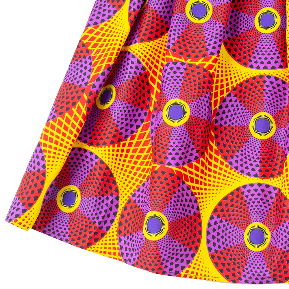 African Maxi Skirt Ankara print