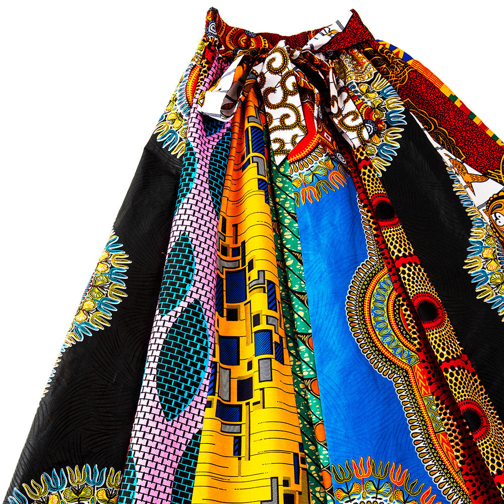 African Skirt Mix Ankara Onesize For Women