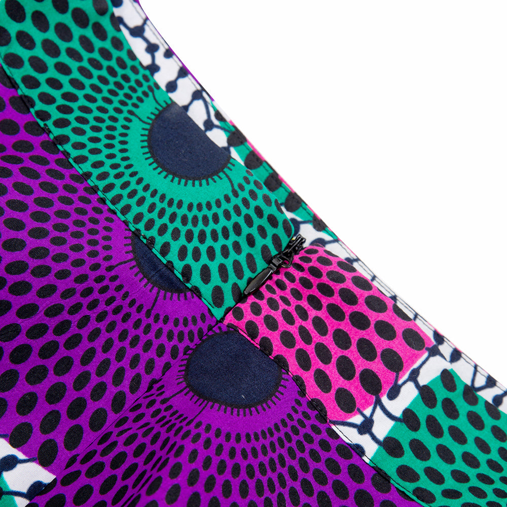 African Ankara Print Maxi Skirt