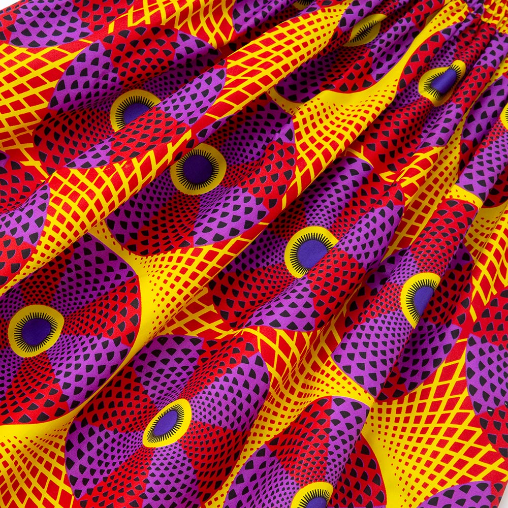 African Maxi Skirt Ankara print