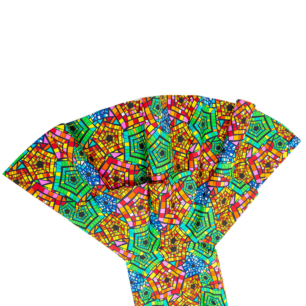 100% African Ankara Print Wax Skirt For Women