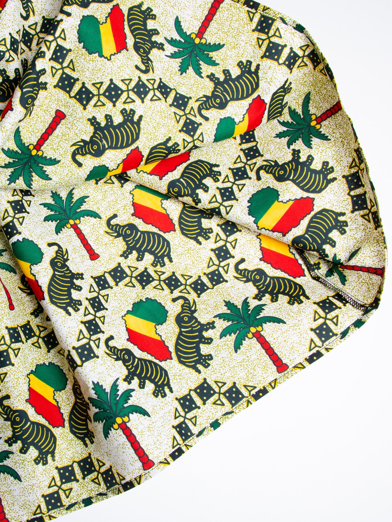 African Traditional Print Maxi Skirt