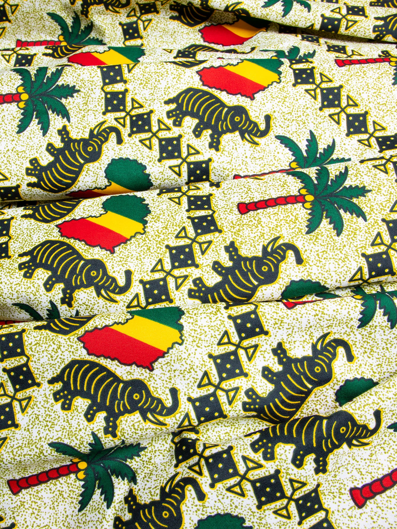 African Traditional Print Maxi Skirt