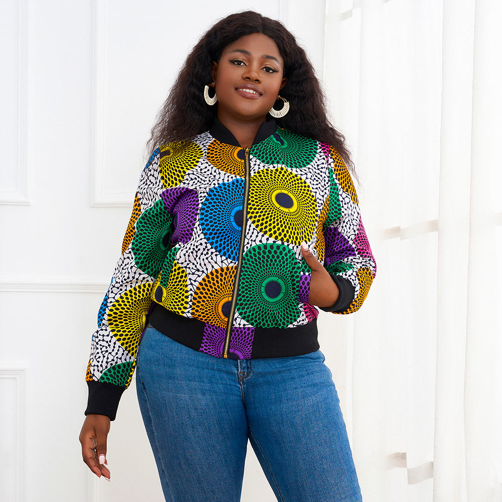 African Wax Print Jacket For Women