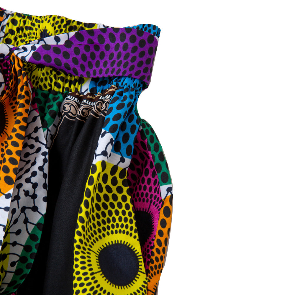African Dashiki Print Onesize Maxi Skirt