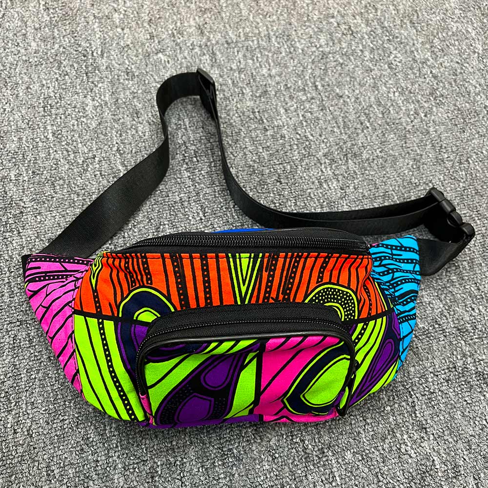 African Print Waist Bag Fanny Pack
