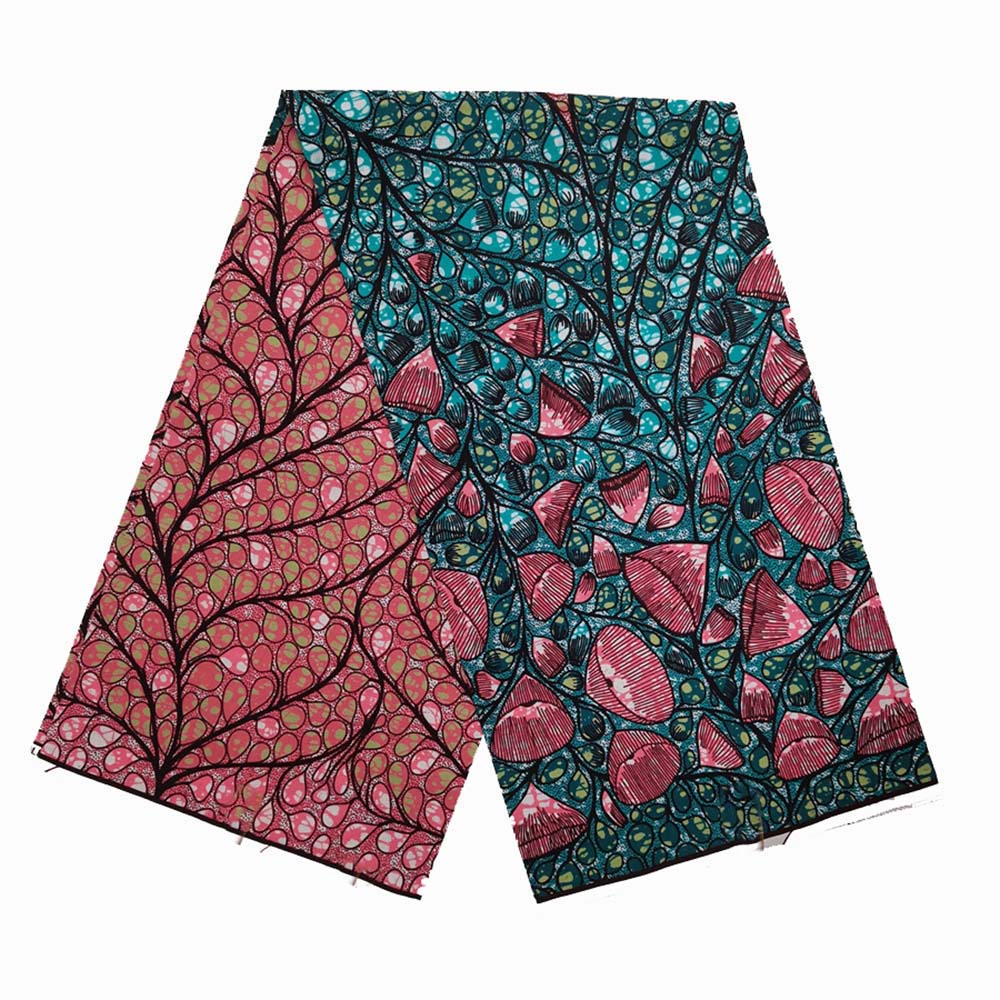 AFRICAN PRINT FABRIC ANKARA SUPER WAX 6 YARDS