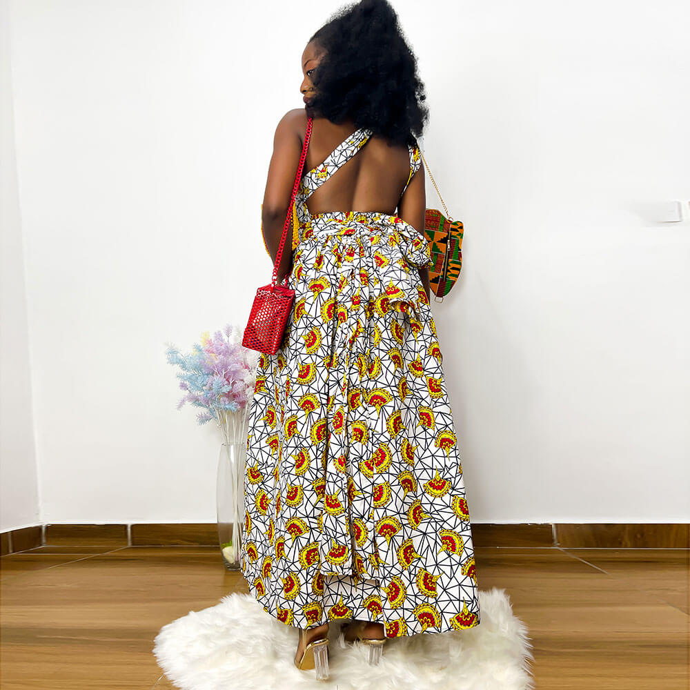African Print infinity dresses for women