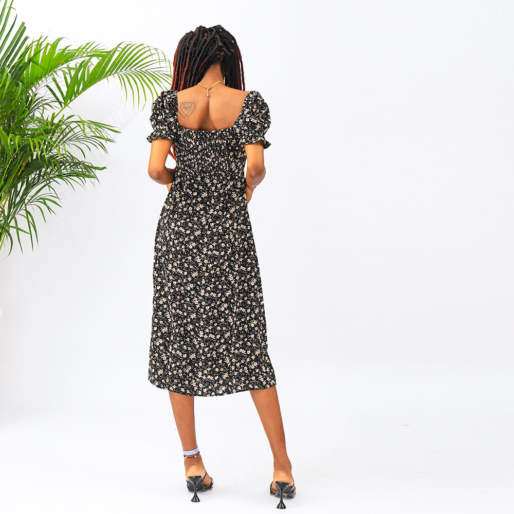 LILY FLORAL DRESSES MIDI