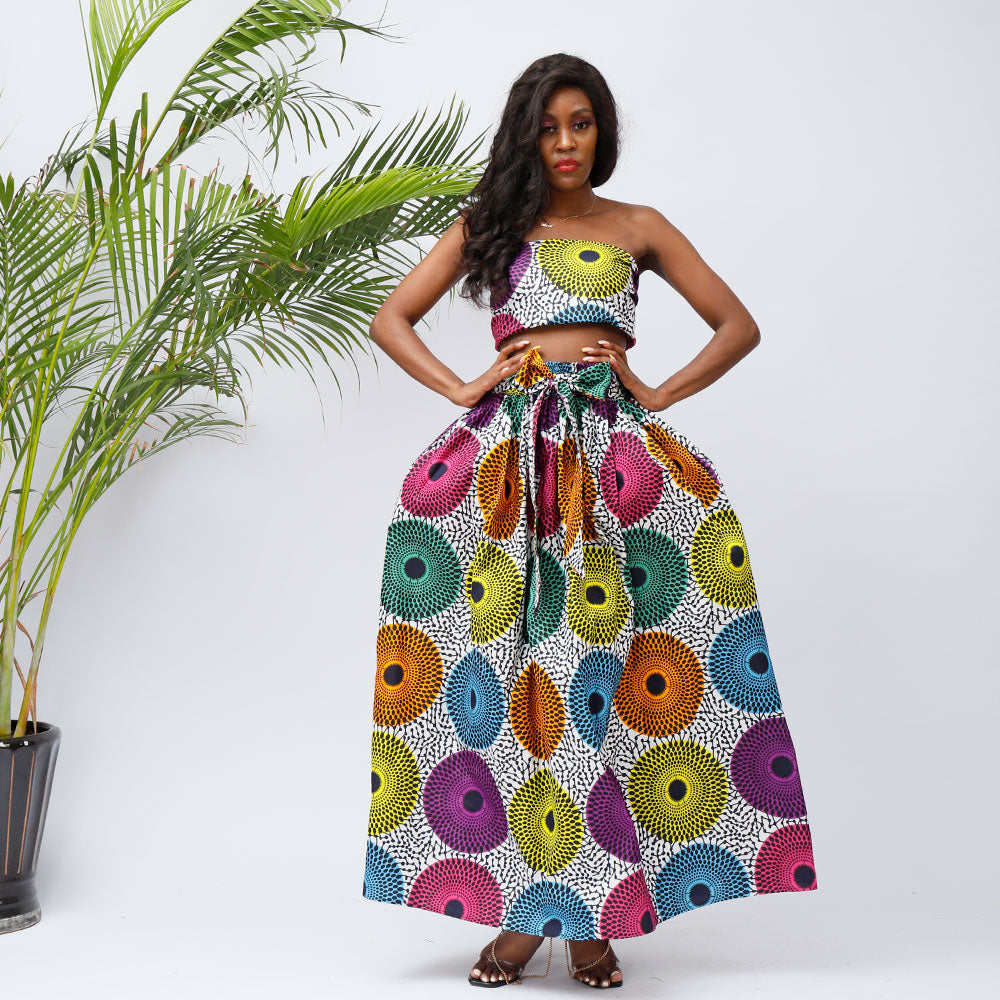 African 2piece Skirt Set For Women