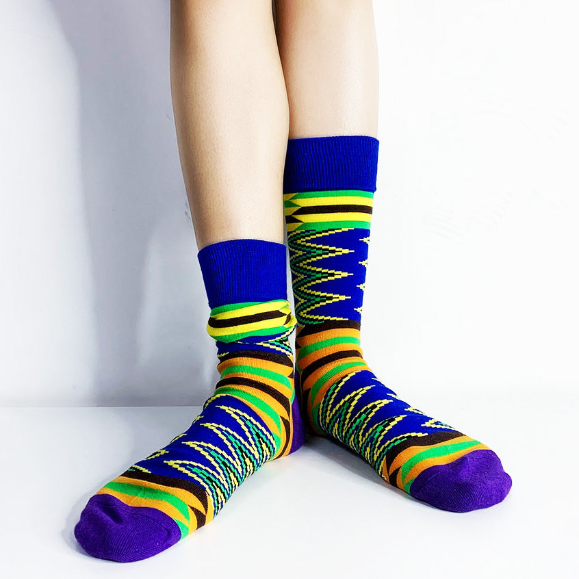 African Socks Ankara Print Unisex