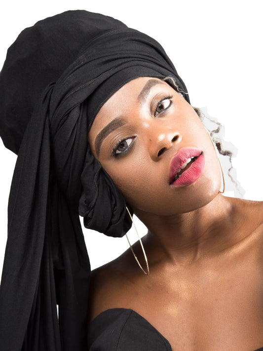 African Fashion Women's Gele Headtie Lady Pleated Head Wraps Headscarf Bonnet Turbante Mujer
