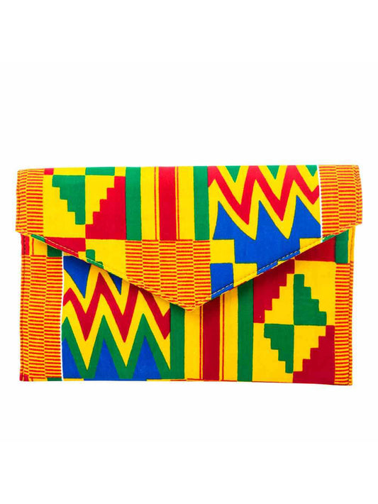 Casual fashion chain crossbody bag traditional Ankara batik print suitable for daily use unique design shoulder bag clutch bag