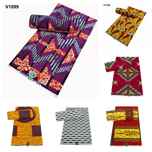 High Quality African Batik Fabric Soft Batik Fabric 100% Polyester Ankara Batik Printed Batik Fabric for Sewing