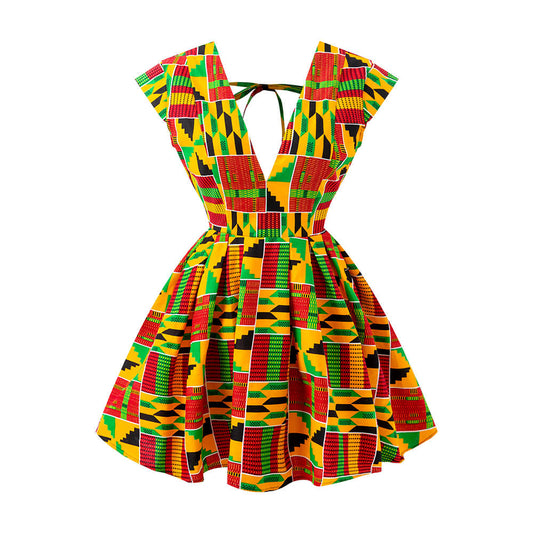 African Ankara Prints Sleeveless Women Clothing