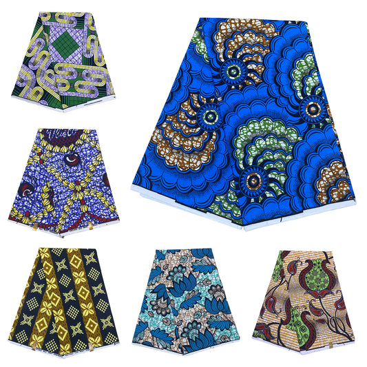 New Arrival High Quality 100% polyester Wax Print Guaranteed quality Ankara African Wax Fabric Soft for Dress