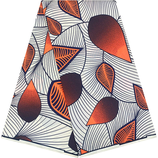 Newest 100%Polyester African Wax Fabric 6 Yard Print Ankara Fabric  For Sewing Women Party Dress