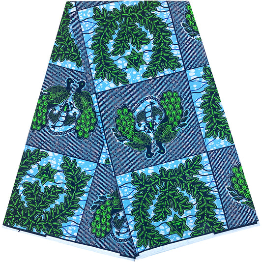 African Wax Prints Fabric Guaranteed Quality  Wax Ankara Wax 6Yards African Fabric For Party Dress
