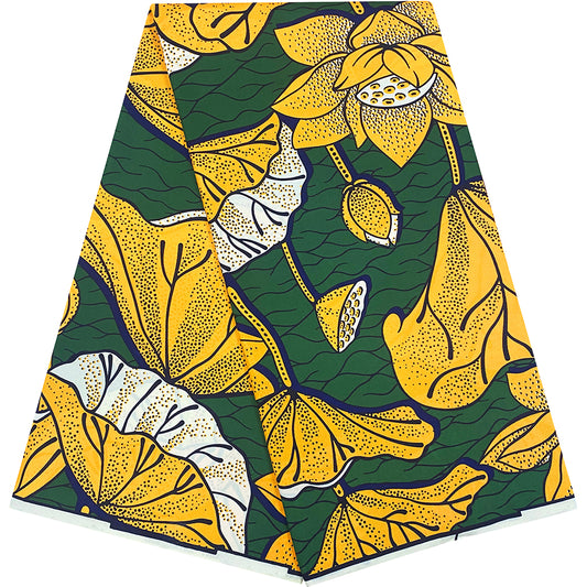 African Polyester Fabric High Quality 6 Yards Ankara Printed Fabric For Clothing Fabric