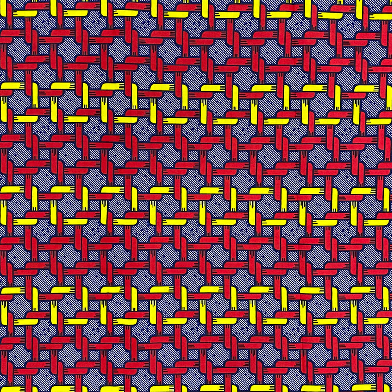 Trendy African Ankara Print Dutch Super Wax Fabric 100 Polyester For Garment Production