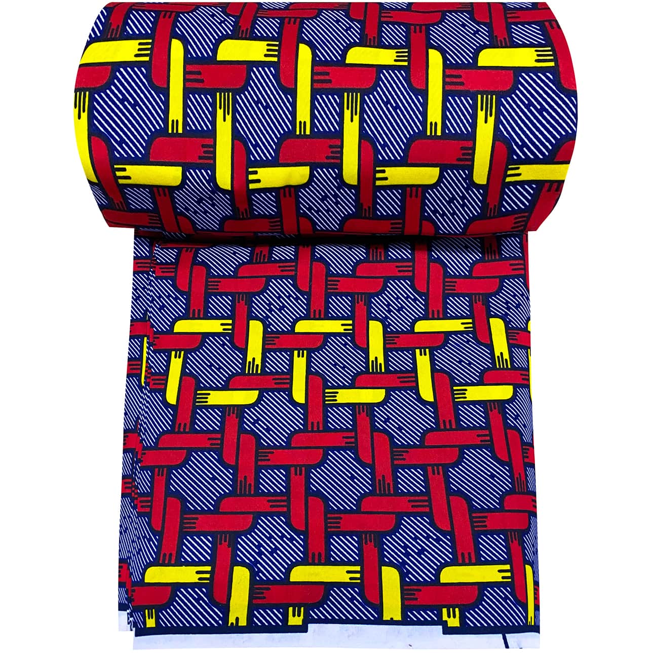 Trendy African Ankara Print Dutch Super Wax Fabric 100 Polyester For Garment Production