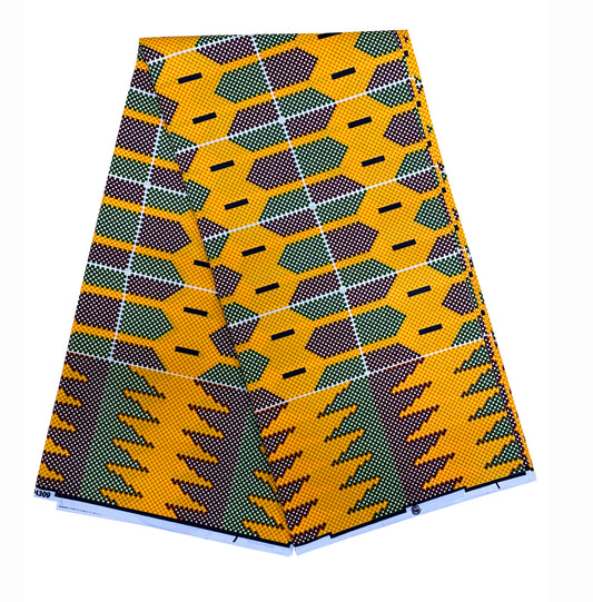 6 Yards African Art Style Ankara Printed Garment Fabric Dutch Super Wax Cloth 100 Polyester