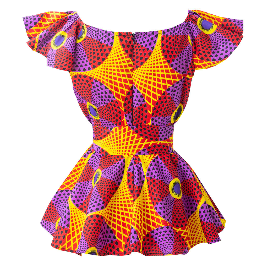 African Ankara Print Top For Women