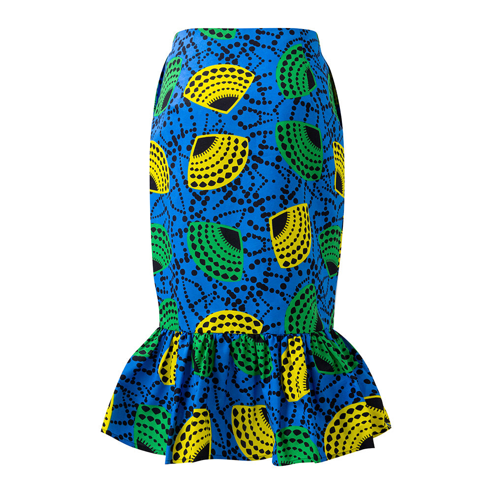 African Print Sexy Mini Skirt For Party