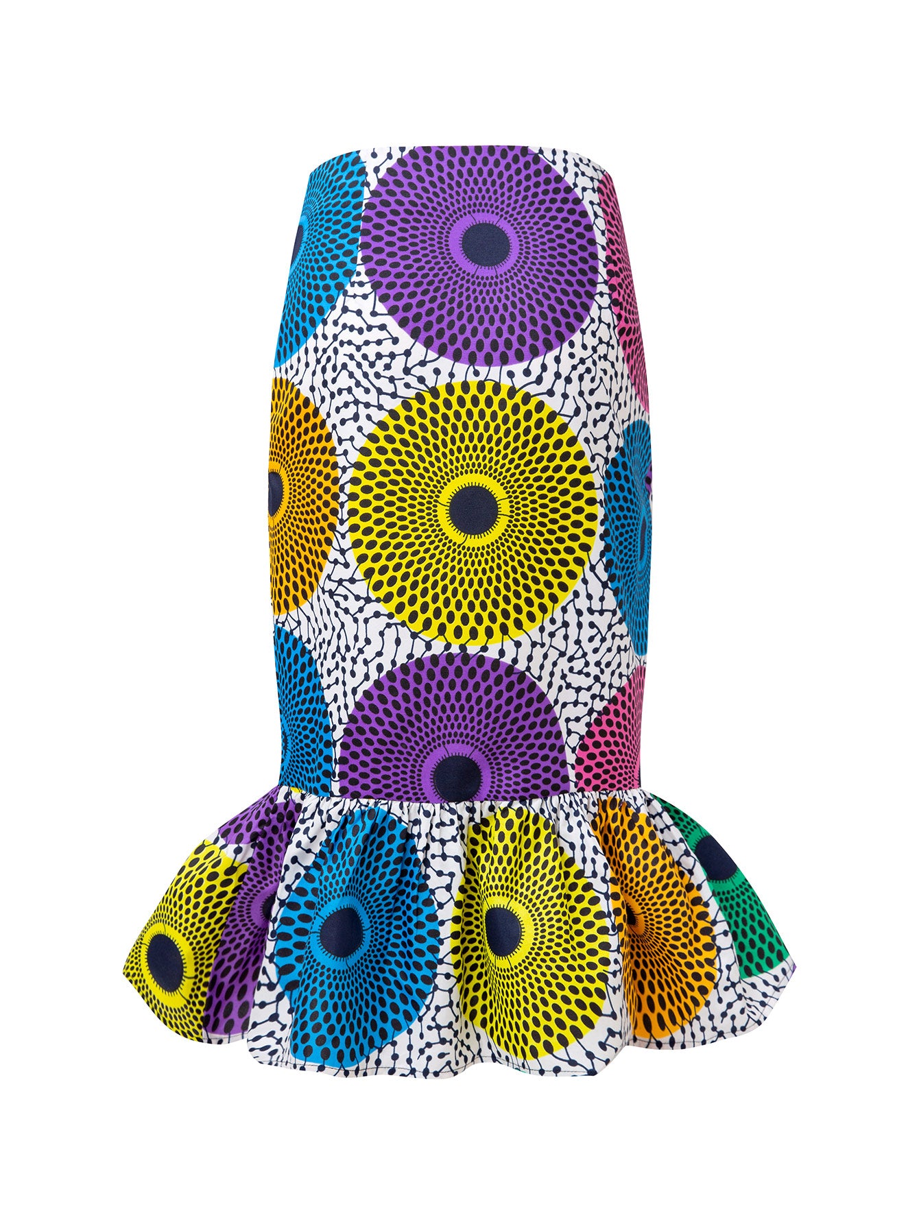 African Print Mini Skirt For women