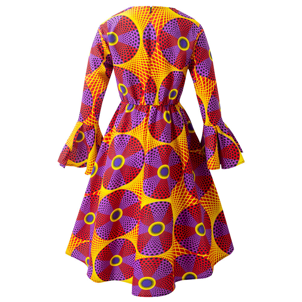 African Dresses For Women Long Sleeves Ankara Dress