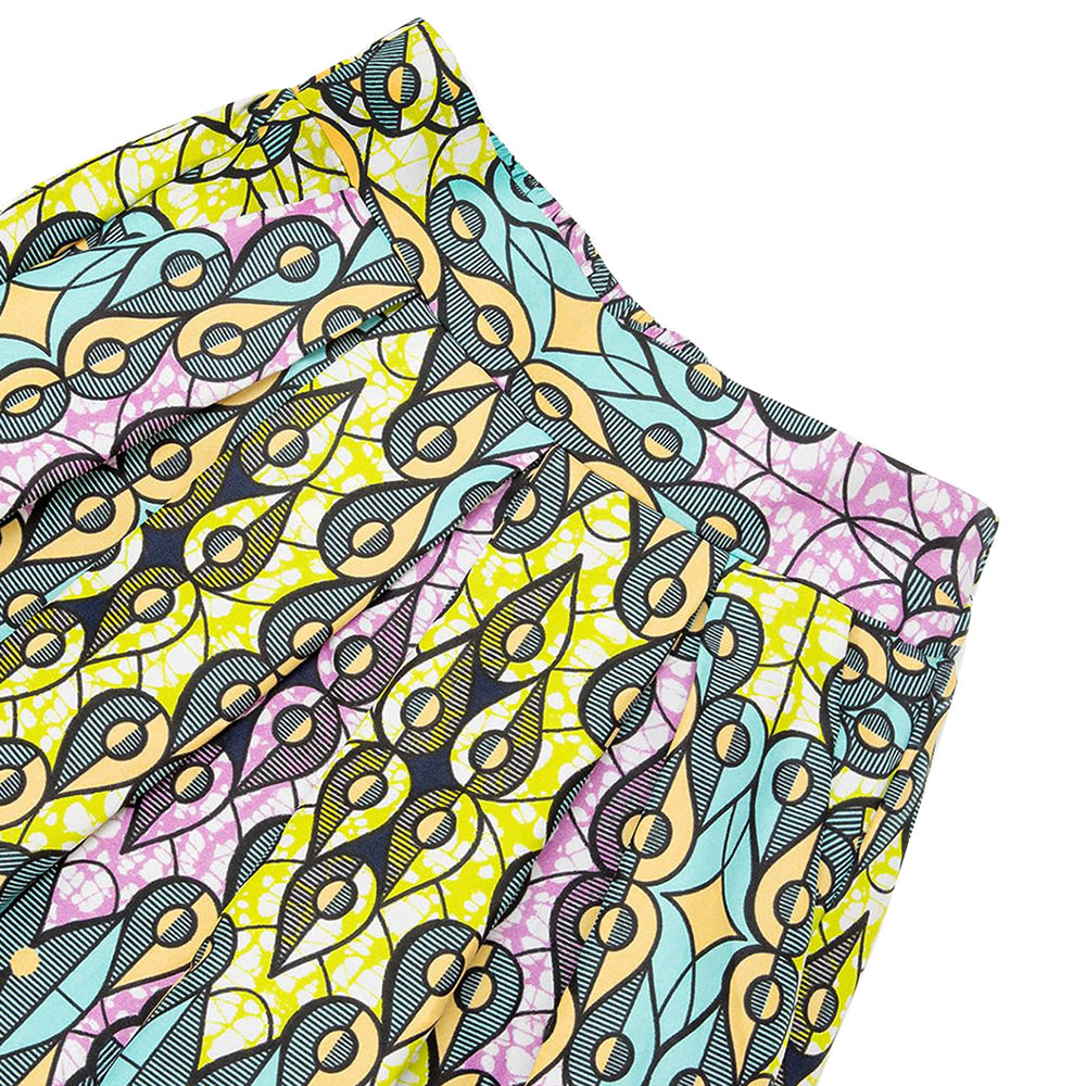 Bella African print skirt with pocket