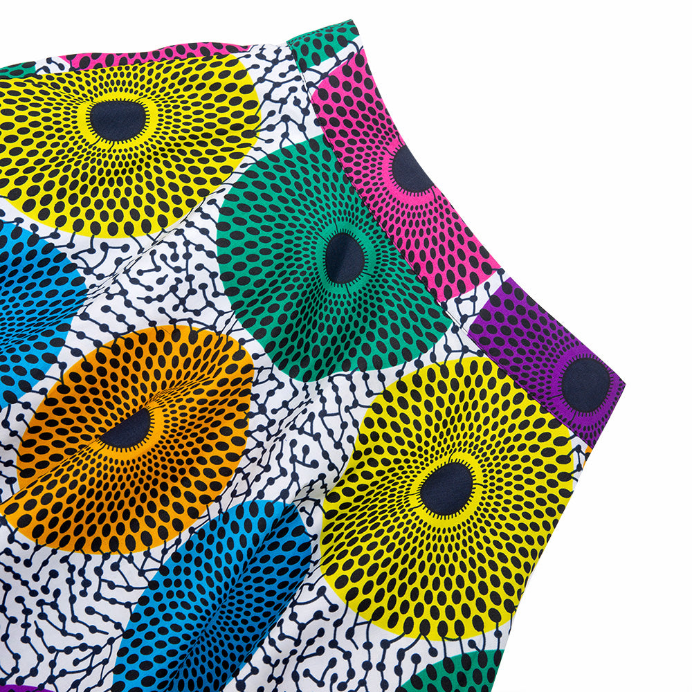 African Ankara Print Maxi Skirt