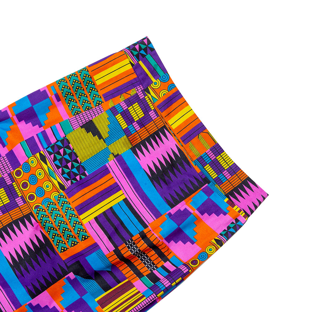 African Kente Print Maxi Skirt For Women
