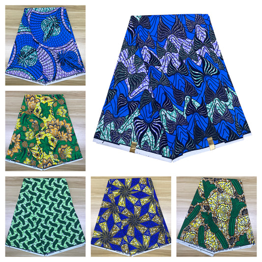 100% Polyester Batik Women Style Ankara Wax Fabric Soft  New Guaranteed quality African  Wax Prints Fabric