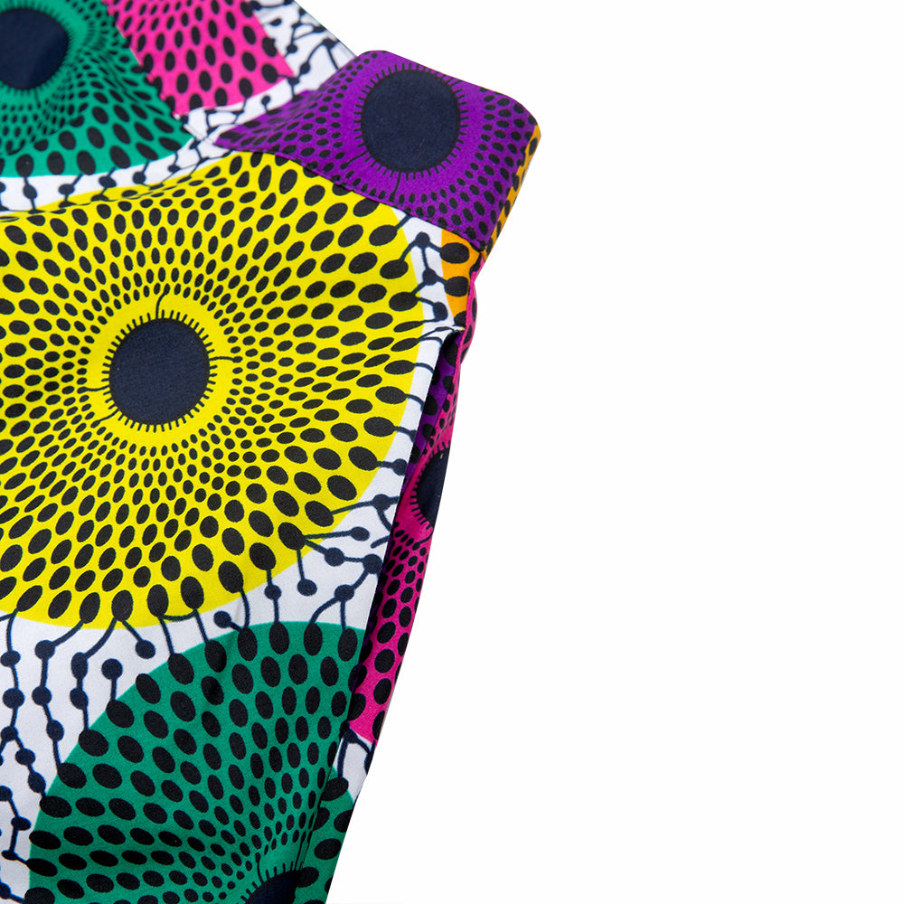 African Ankara Print Maxi Skirt