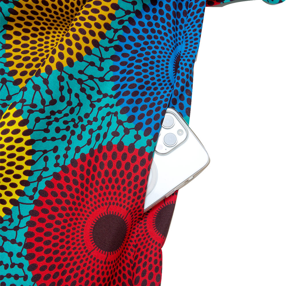 Stylish African Print one shoulder dresses for Women