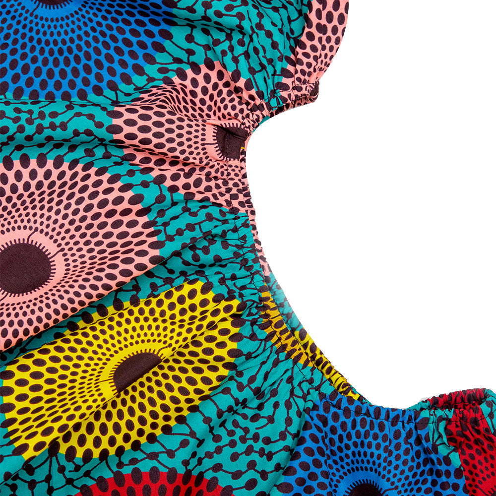 Stylish African Print one shoulder dresses for Women