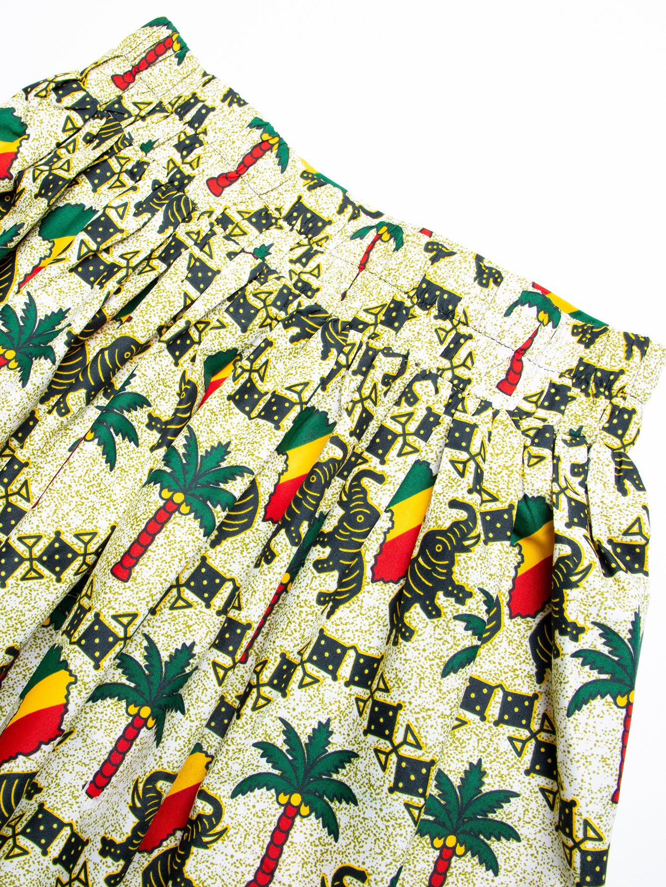 African Traditional Print Maxi Skirt