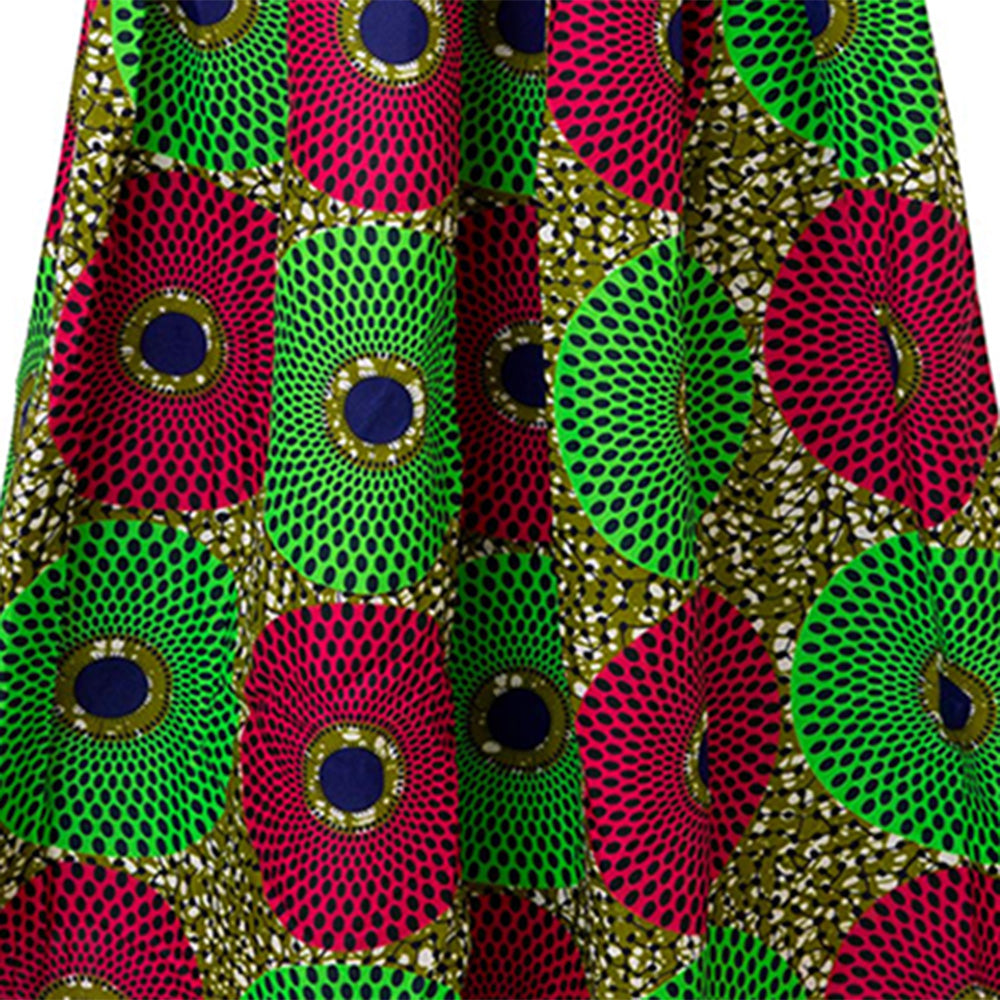 African Ankara Print Women Maxi Skirt