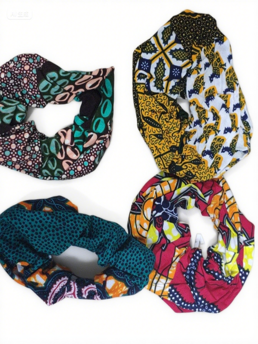 Widening High Strength African Ankara Wax Print Yoga Sports Headband African Style Headband