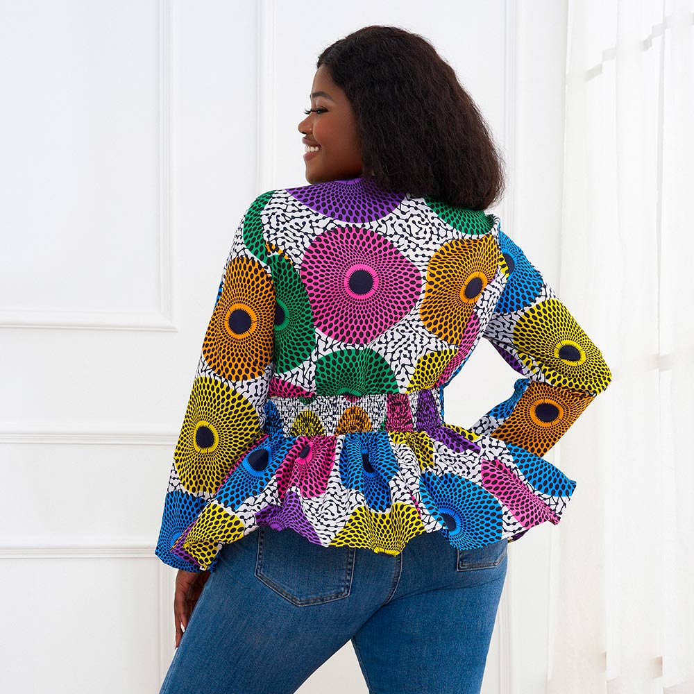 African Clothing Long Sleeves Jacket For Women