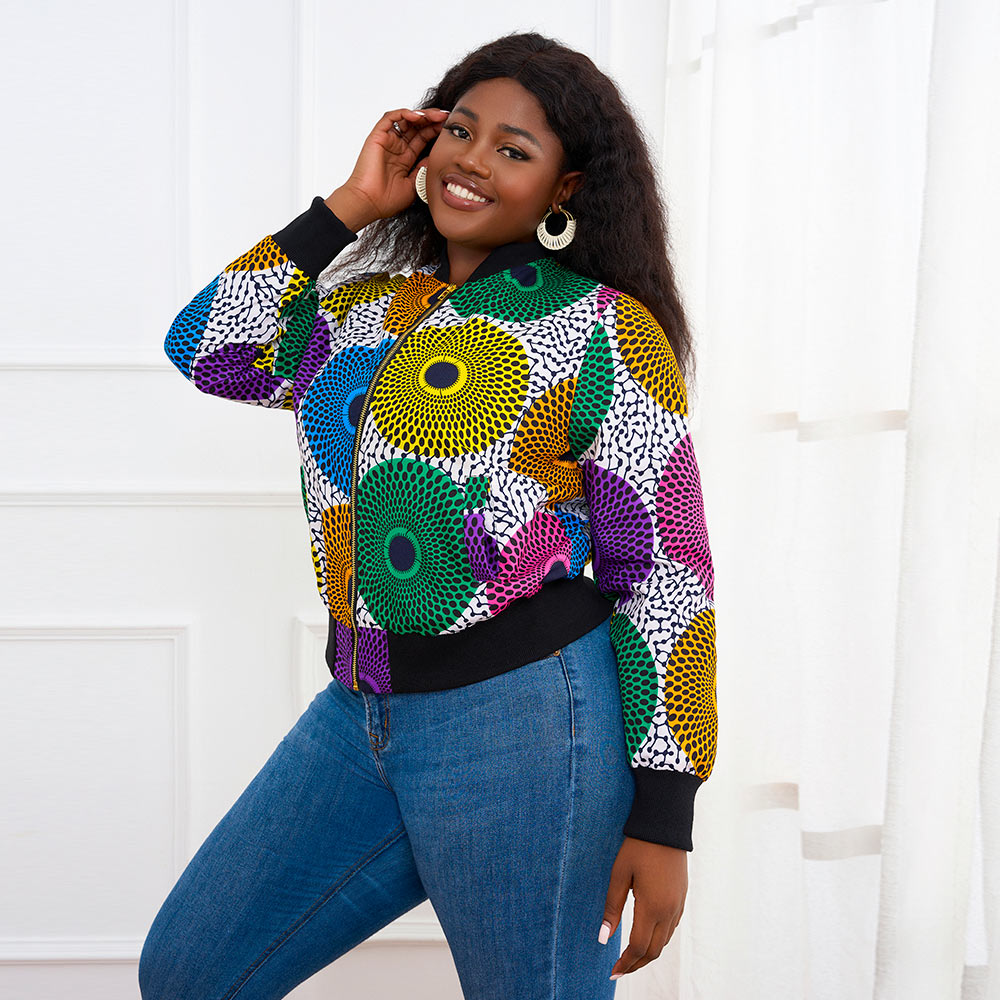 African Wax Print Jacket For Women