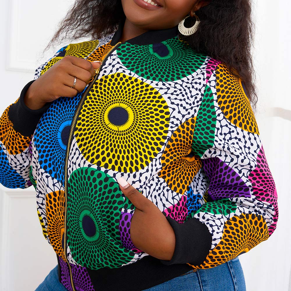 African Wax Print Jacket For Women