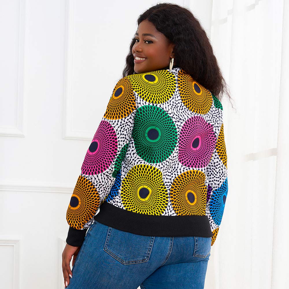 African Wax Print Jacket For Women